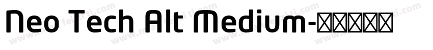 Neo Tech Alt Medium字体转换